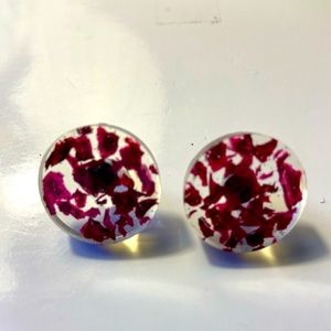Rose Petal Earrings